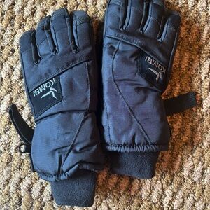 Like New Kombi Black Winter Gloves size JR Small